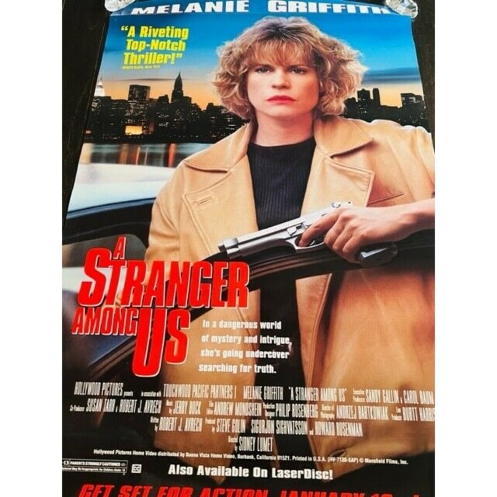 Movie Theater Cinema Poster Lobby Card 1992 Stranger Among Us Melanie Griffith